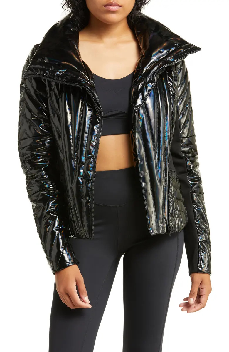 Blanc Noir Motion Panel Down Puffer Jacket | Nordstrom | Nordstrom