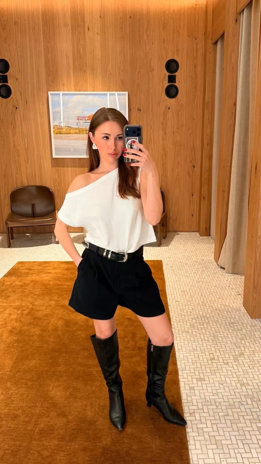 just a girl who loves boots and midi shorts