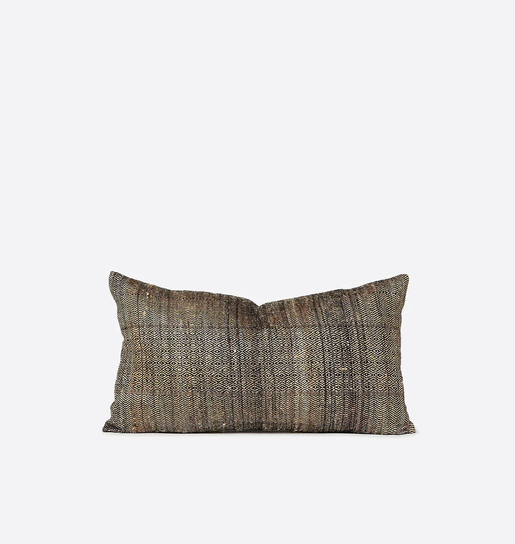 Vintage Lumbar Pillow O.XXXI.CCX | Shoppe Amber Interiors | Amber Interiors