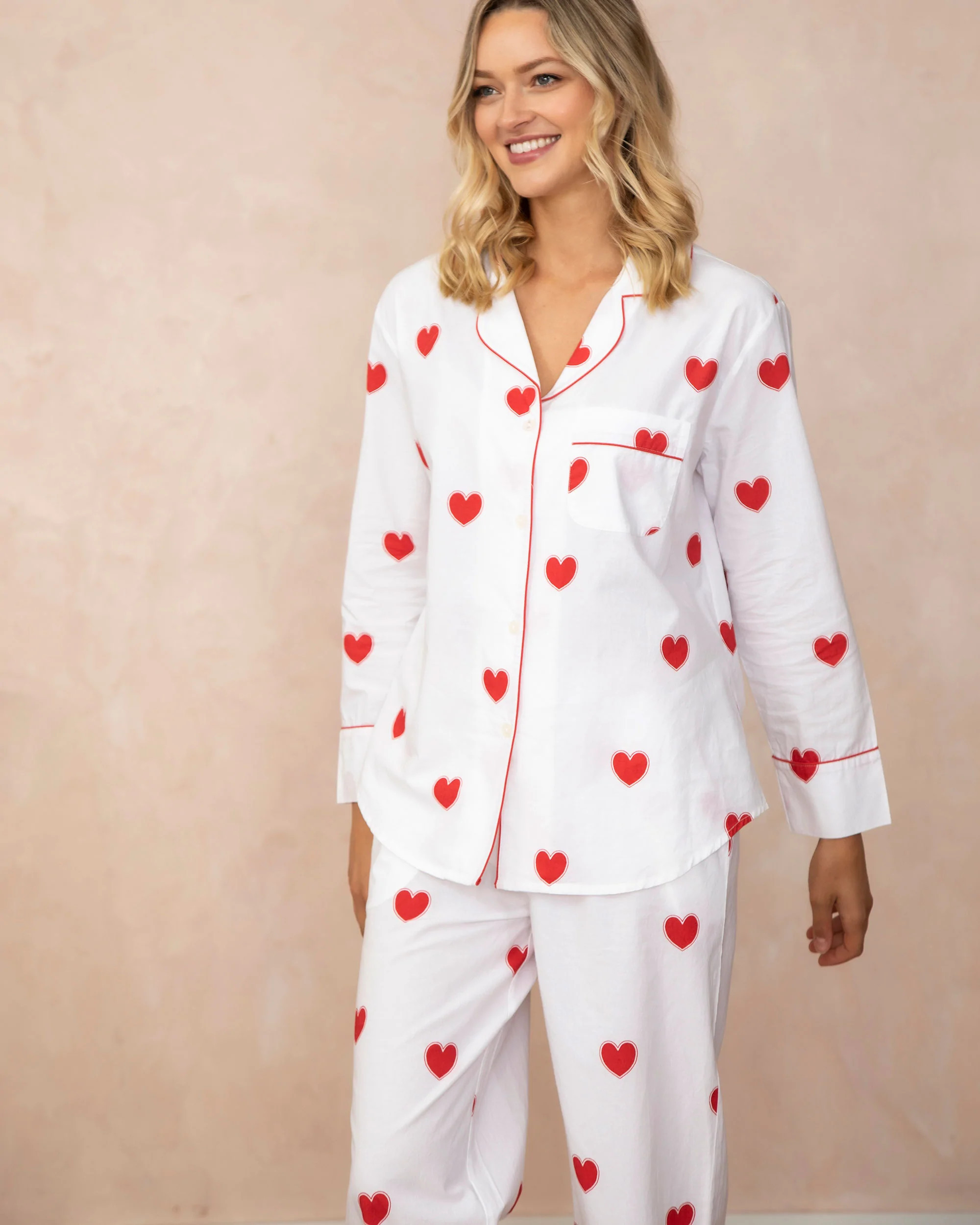 Queen of Hearts - Long Sleep Set - Ruby Cloud | Printfresh