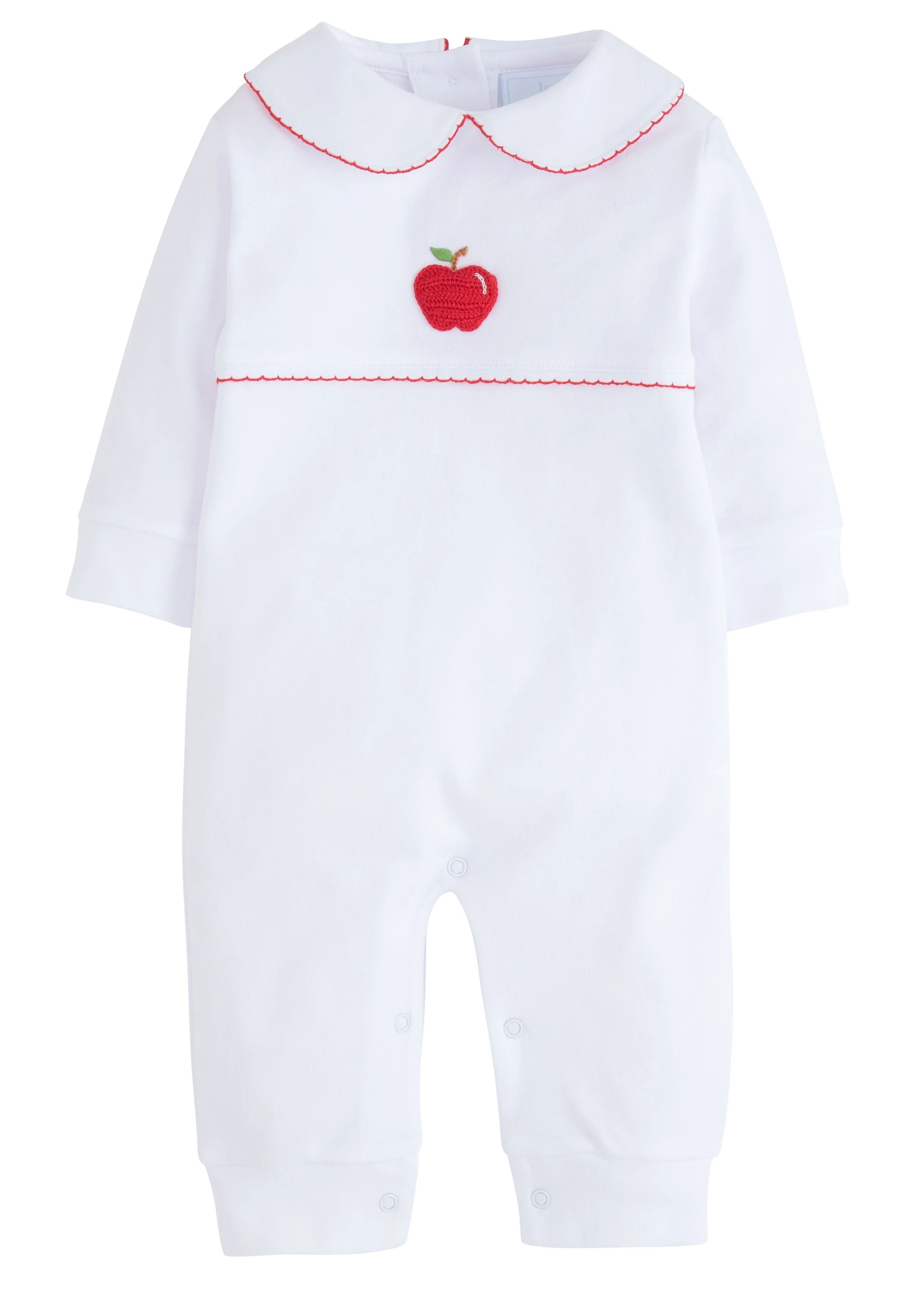 Little English Apple Crochet Playsuit | JoJo Mommy