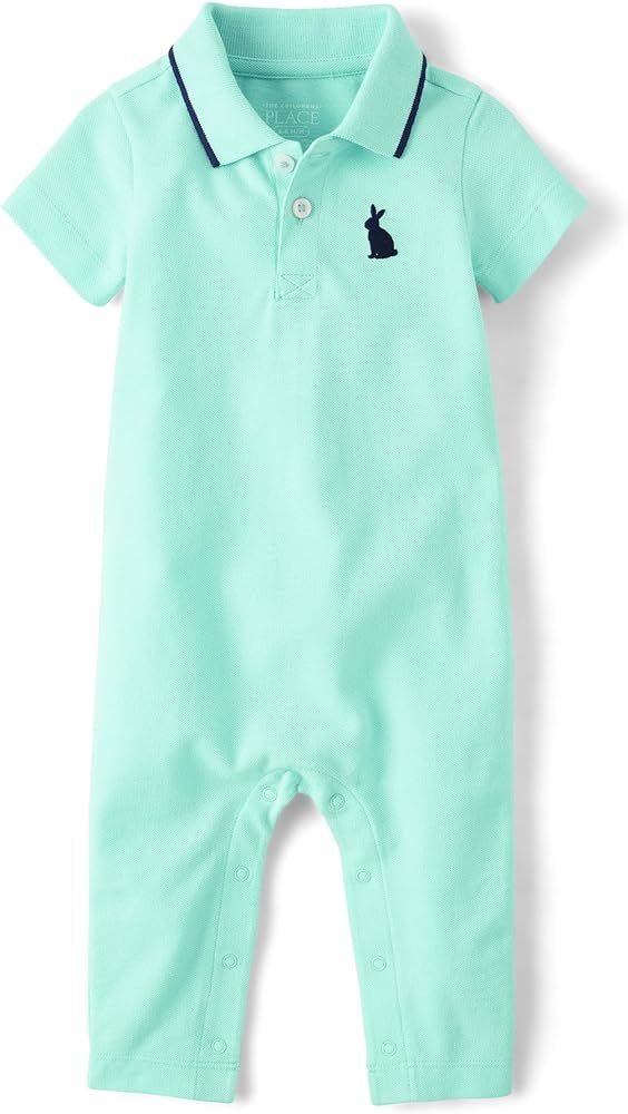 The Children's Place baby-boys And Newborn Short Sleeve Romper | Amazon (US)