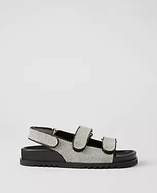 Weekend Collection Leather Slingback Sport Sandals | Ann Taylor