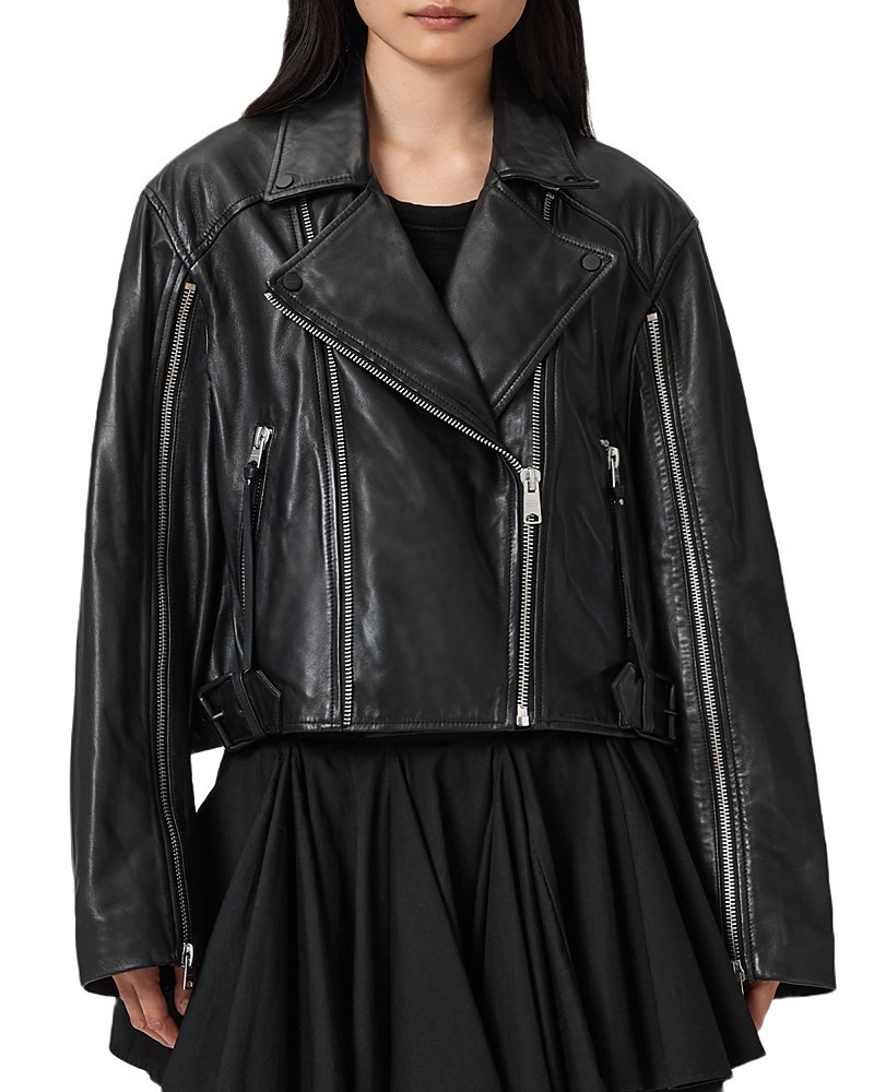 Allsaints Masone Leather Biker Jacket | Bloomingdale's (US)