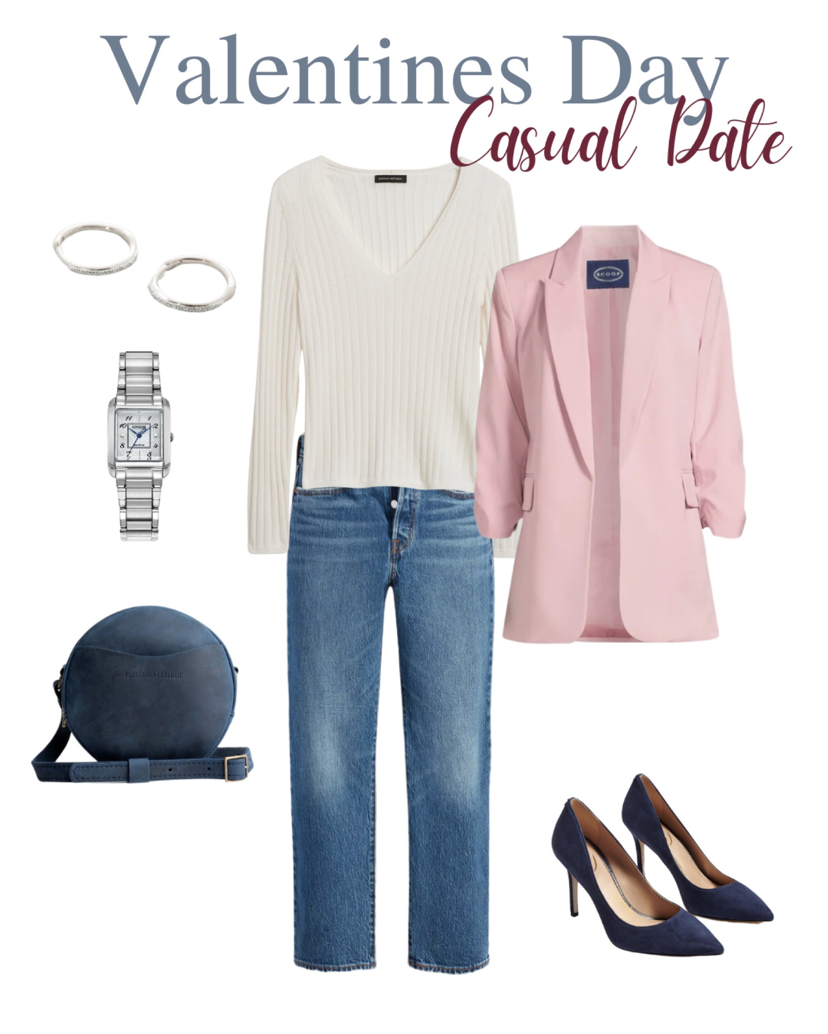 Love a subtle pink for casual valentines date look. 

#LTKSeasonal