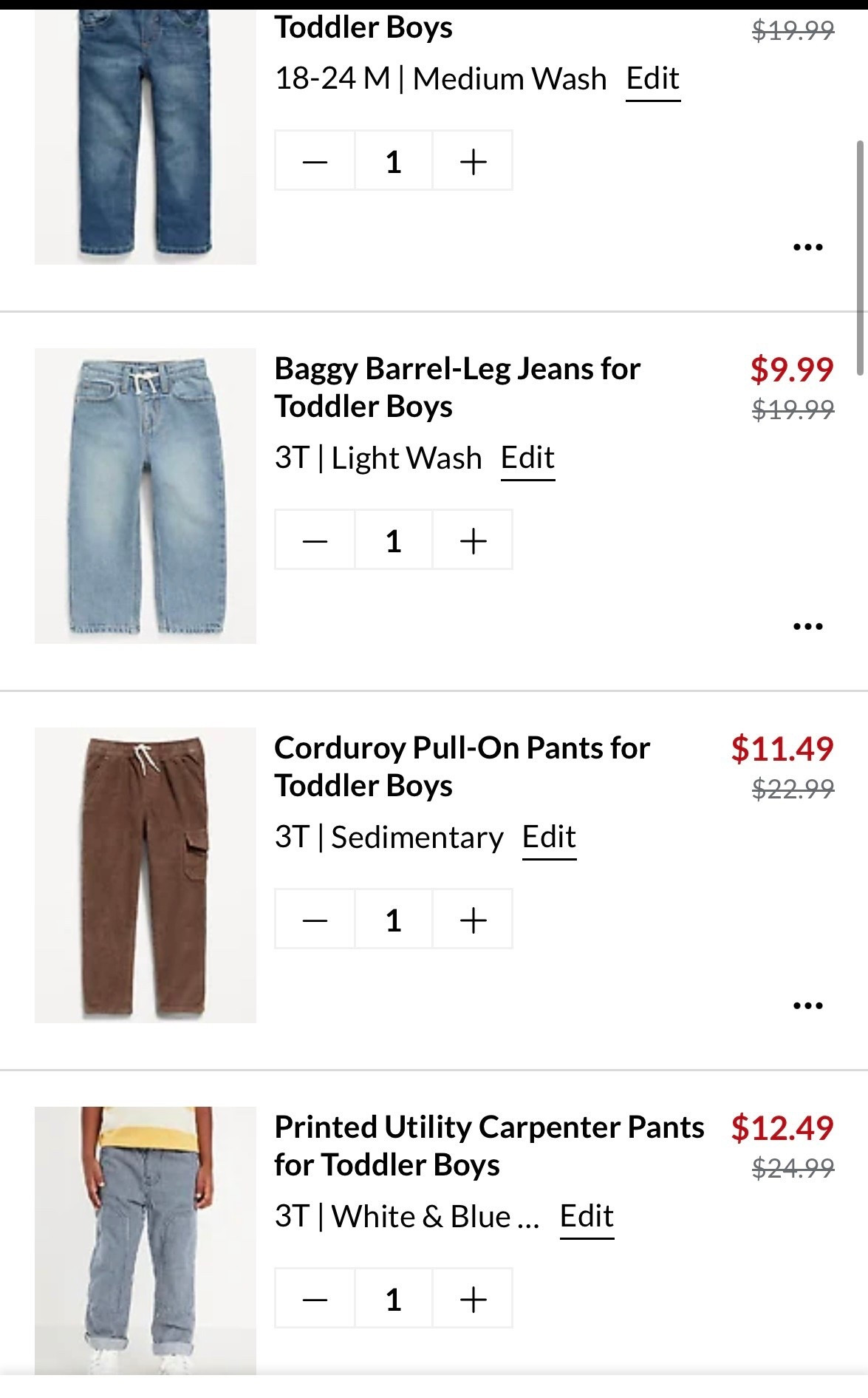 Old navy sale! New pants I’m getting for our toddler boys. Striped denim, barrel jeans, straight pull on denim, and corduroy jeans.

Toddler pants, toddler denim, toddler finds, toddler clothes, toddler clothes on sale, fall toddler clothes, fall kids clothes, fall baby clothes

#LTKSaleAlert #LTKKids #LTKSeasonal
