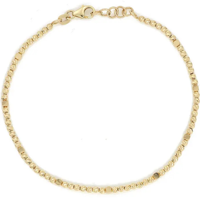 Bony Levy 14K Gold Beaded Bracelet | Nordstrom | Nordstrom