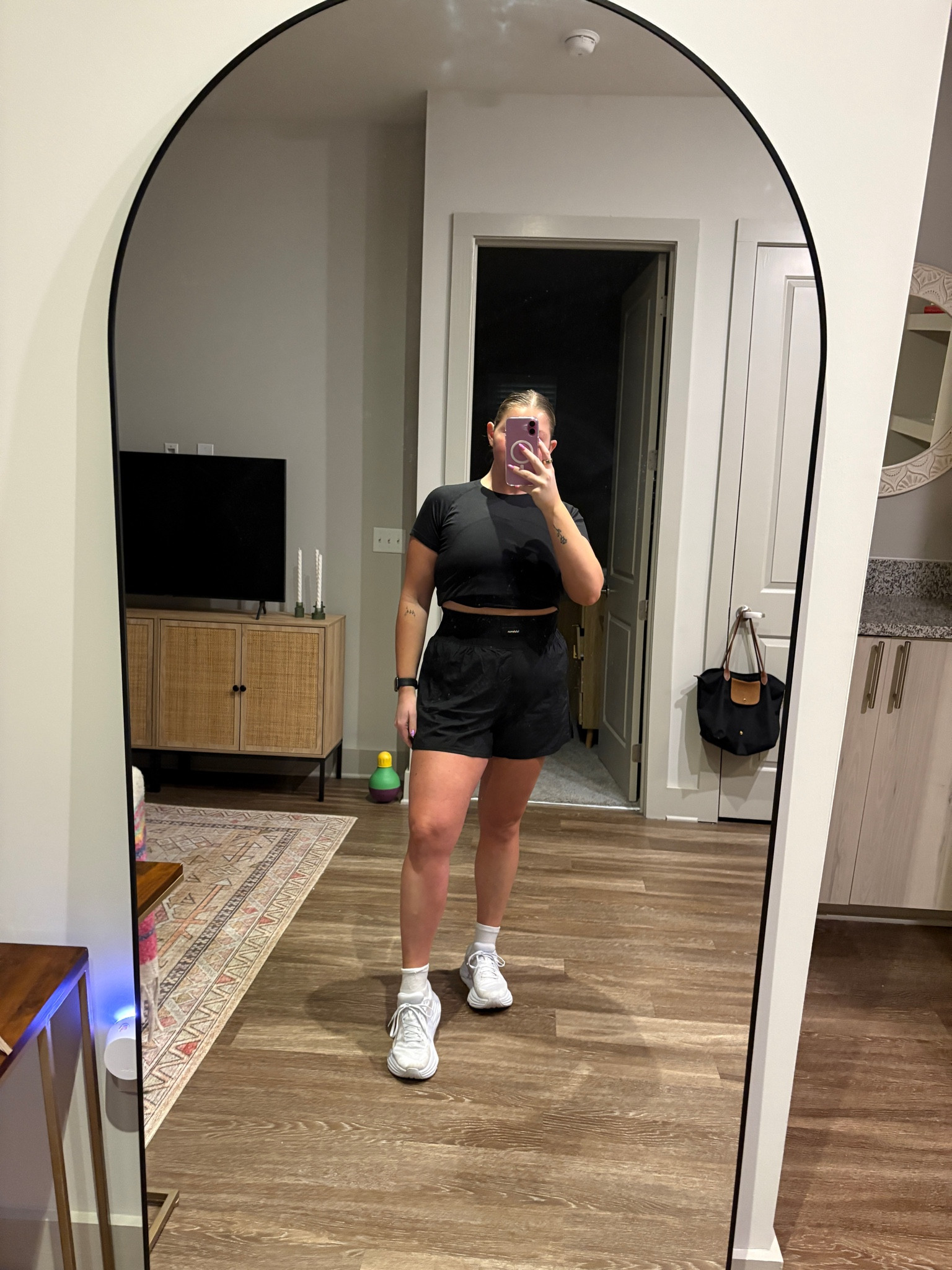 Lululemon workout outfit! Wearing a size 14 in the top and bottoms!

#LTKActive #LTKMidsize #LTKFitness