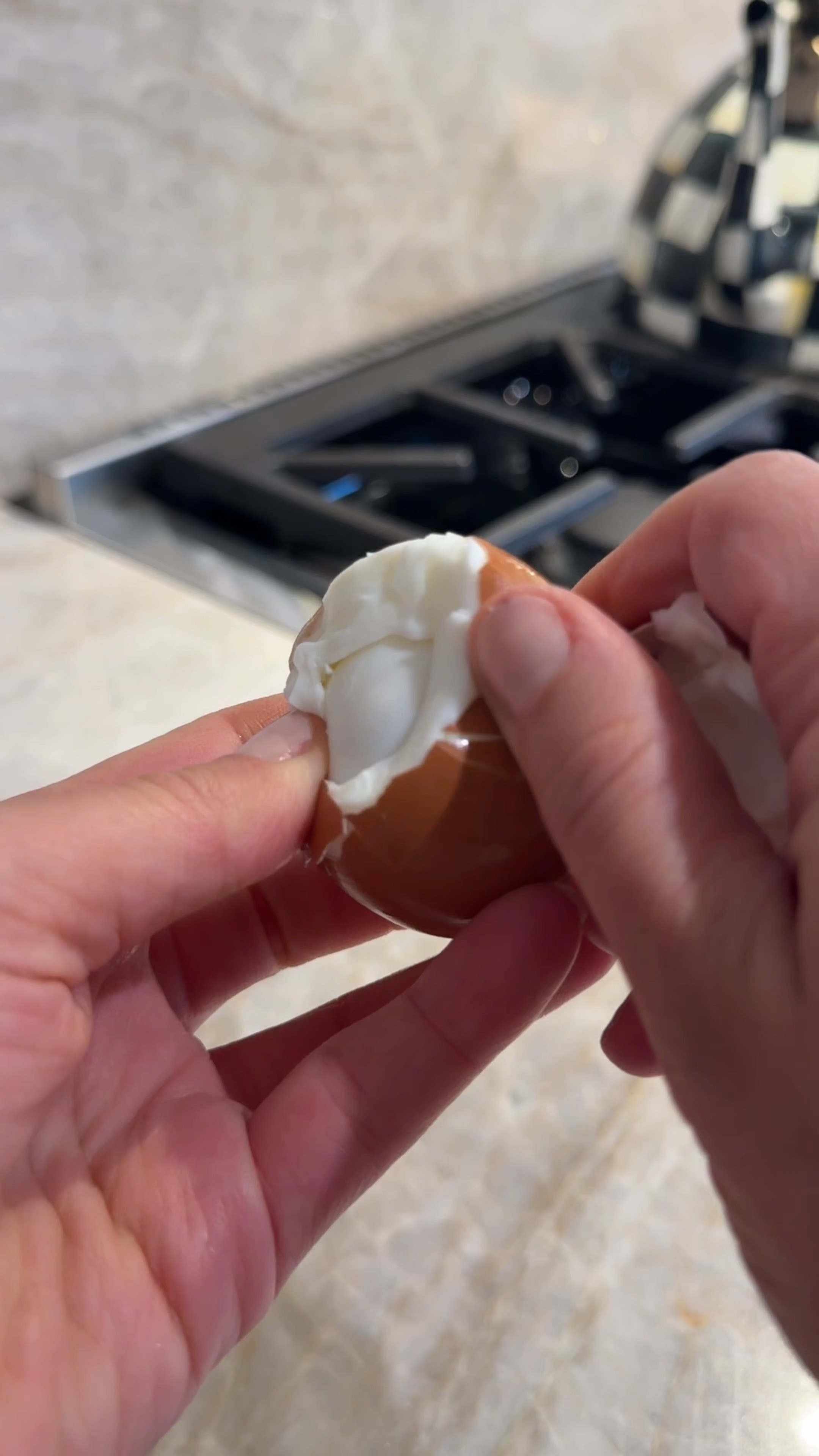 If you love hard boiled eggs but hate peeling them… you’re welcome 🥚

This egg maker steams the eggs instead of boiling them, which makes the shells peel off SO easily. No more shredded eggs or wasting half the white trying to get the shell off.

✔️ Perfect hard boiled eggs
✔️ Super easy to use
✔️ Shells peel right off

Such a simple kitchen gadget but it makes a huge difference. 

 #LTKHome