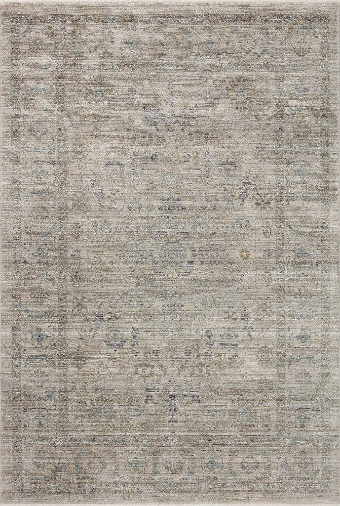 Jean Stoffer x Loloi Katherine Collection KES-03 Beige/Mist 7'-10" x 10' Area Rug | Amazon (US)