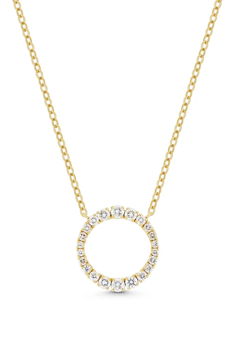 Audrey 18K Gold Diamond Pendant Necklace (Women) | Nordstrom | Nordstrom