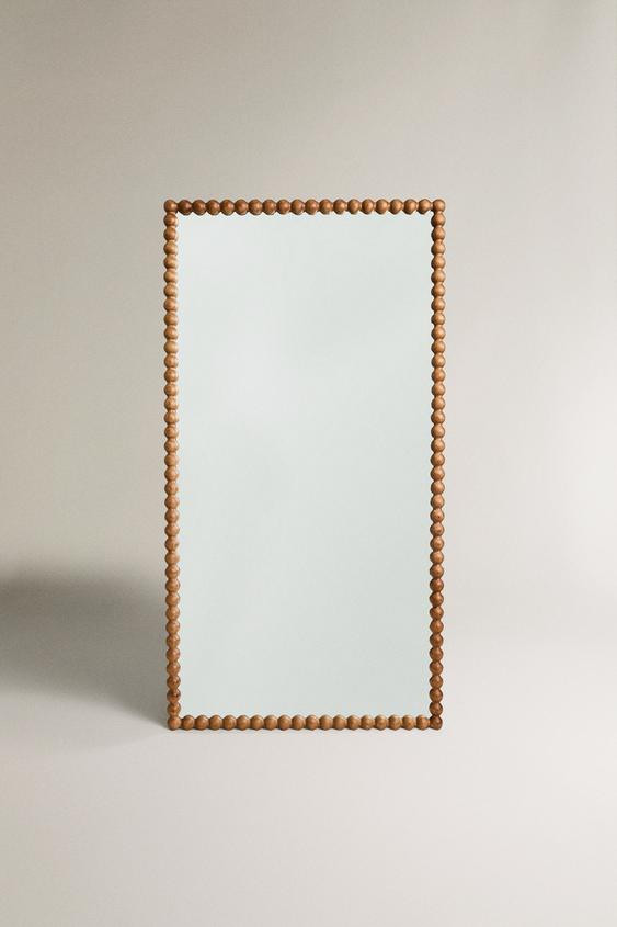 LARGE RECTANGULAR FULL LENGTH MIRROR WITH WOODEN FRAME | Zara US