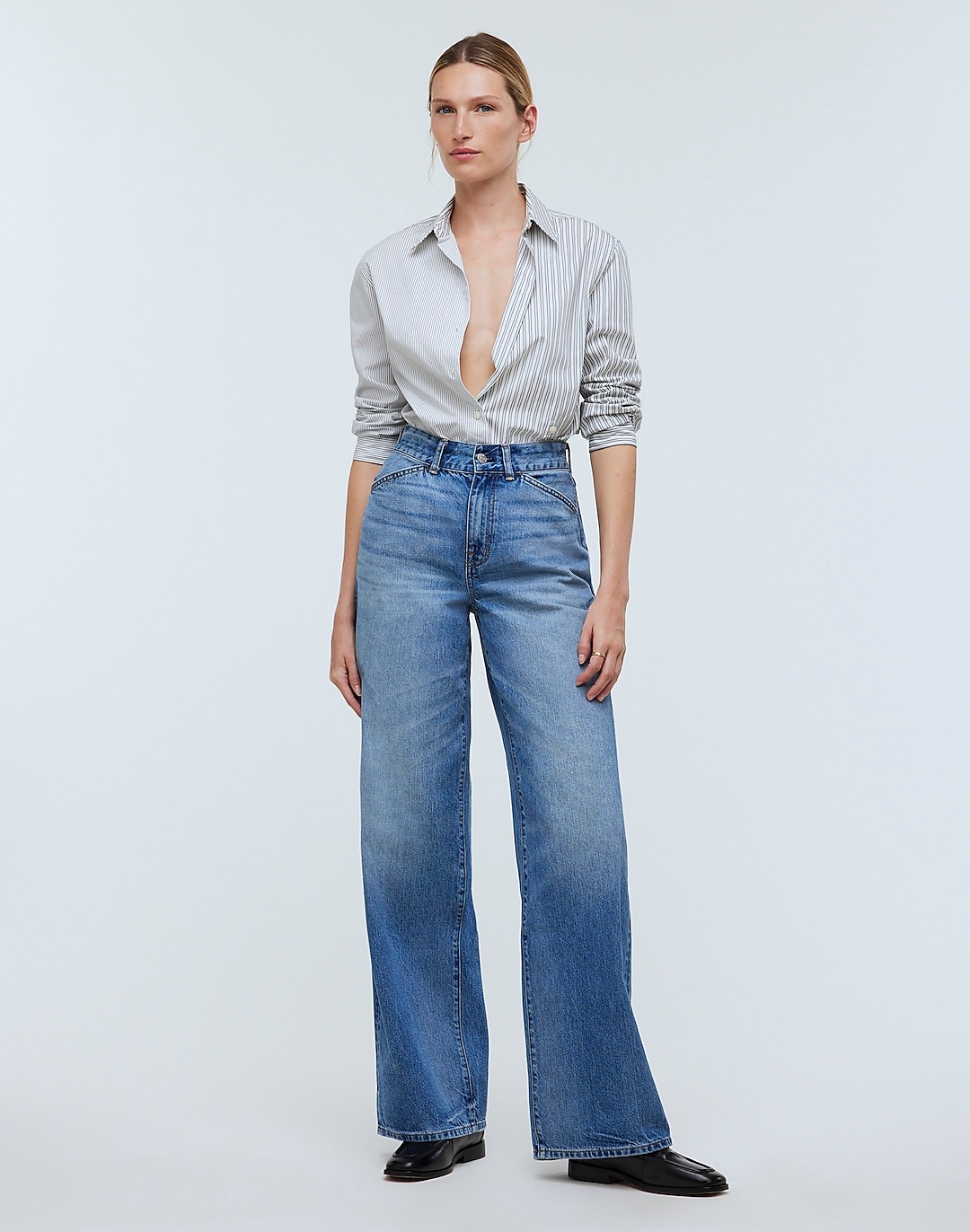 With-a-Twist Shirt in Signature Poplin | Madewell