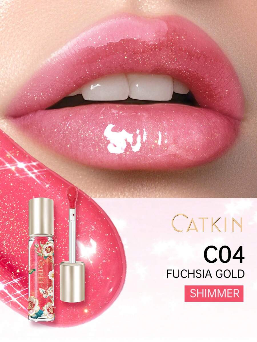 CATKIN CATKIN Serum Plumping Lip Gloss Hydrating Tinted Lip Plumper For Fuller Lips, Non-Sticky G... | SHEIN