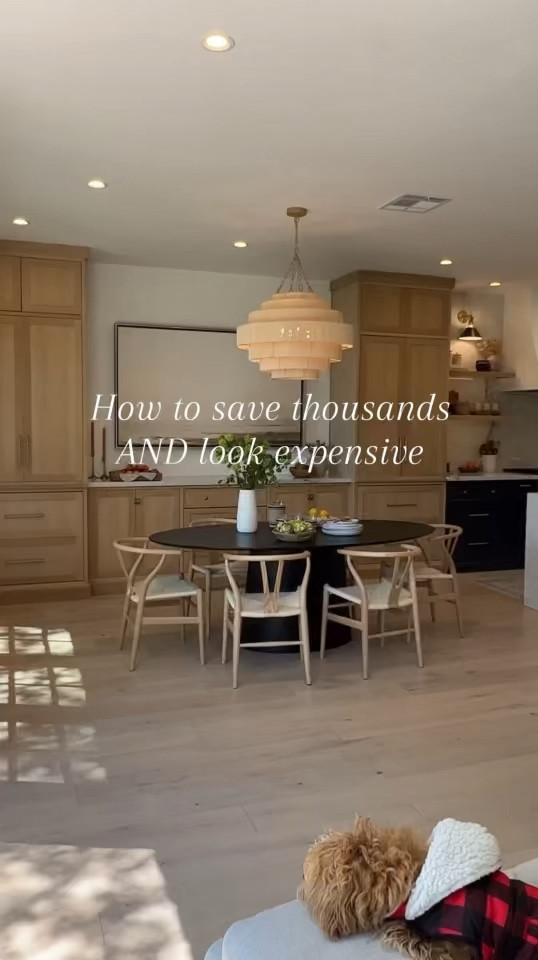 How to save thousands and look expensive. 
Black oval dining table / wishbone chairs / retention chandelier / landscape art / modern glass pendant / sconce / bathroom design / white tile / wood vanity / black rectangle mirror / medicine cabinet / marble tile / brass sconce / brass hardware knob pull / arched mirror / drapery curtains 

#LTKSaleAlert #LTKHome #LTKFindsUnder100