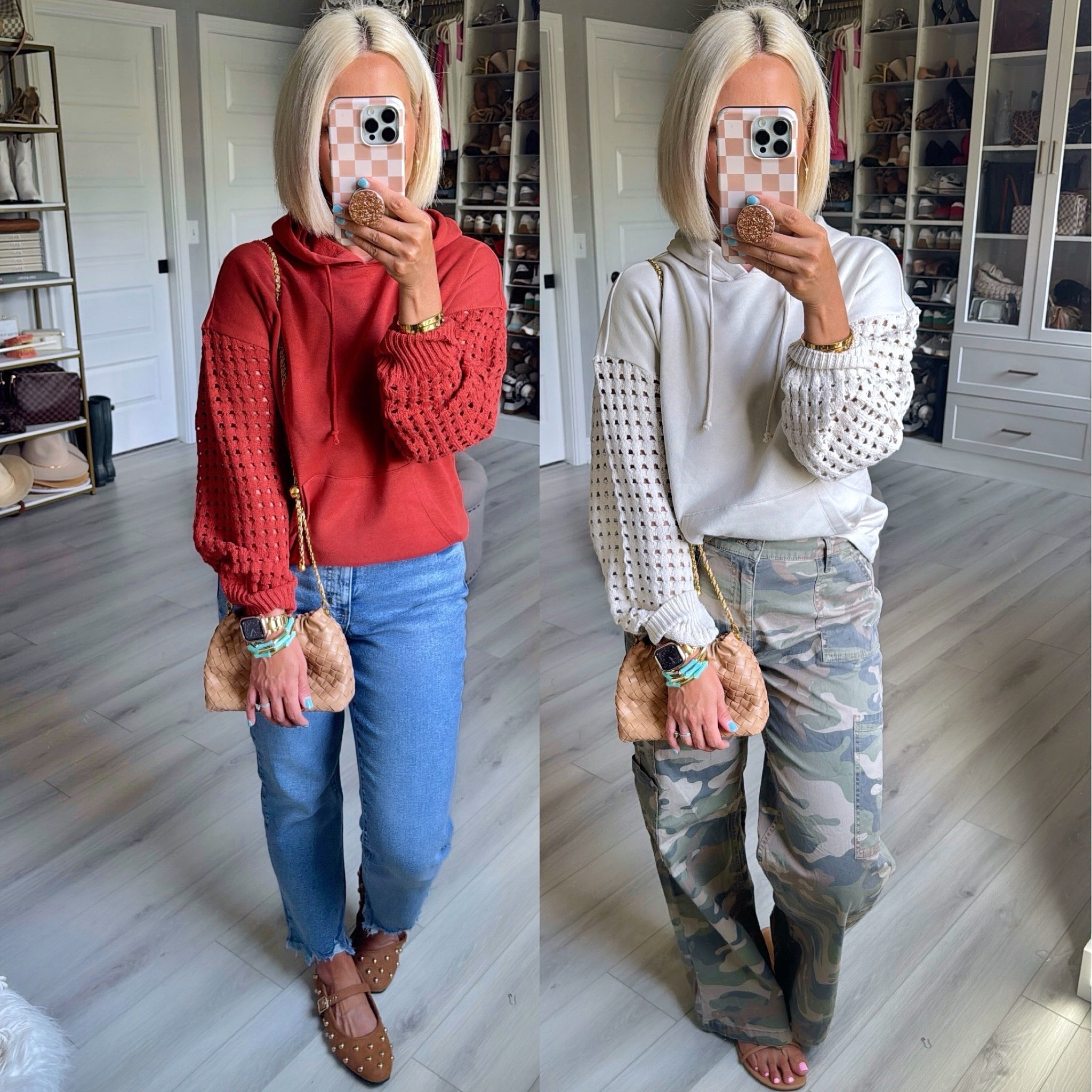 Just found the cutest hoodies @walmart 🙌🏻 I love the sleeve detail, soooo good!!!!
⬇️⬇️⬇️
Hoodie size medium 
Jeans size 6
Camo pants size medium 

#LTKFindsUnder50 #LTKSaleAlert #LTKStyleTip