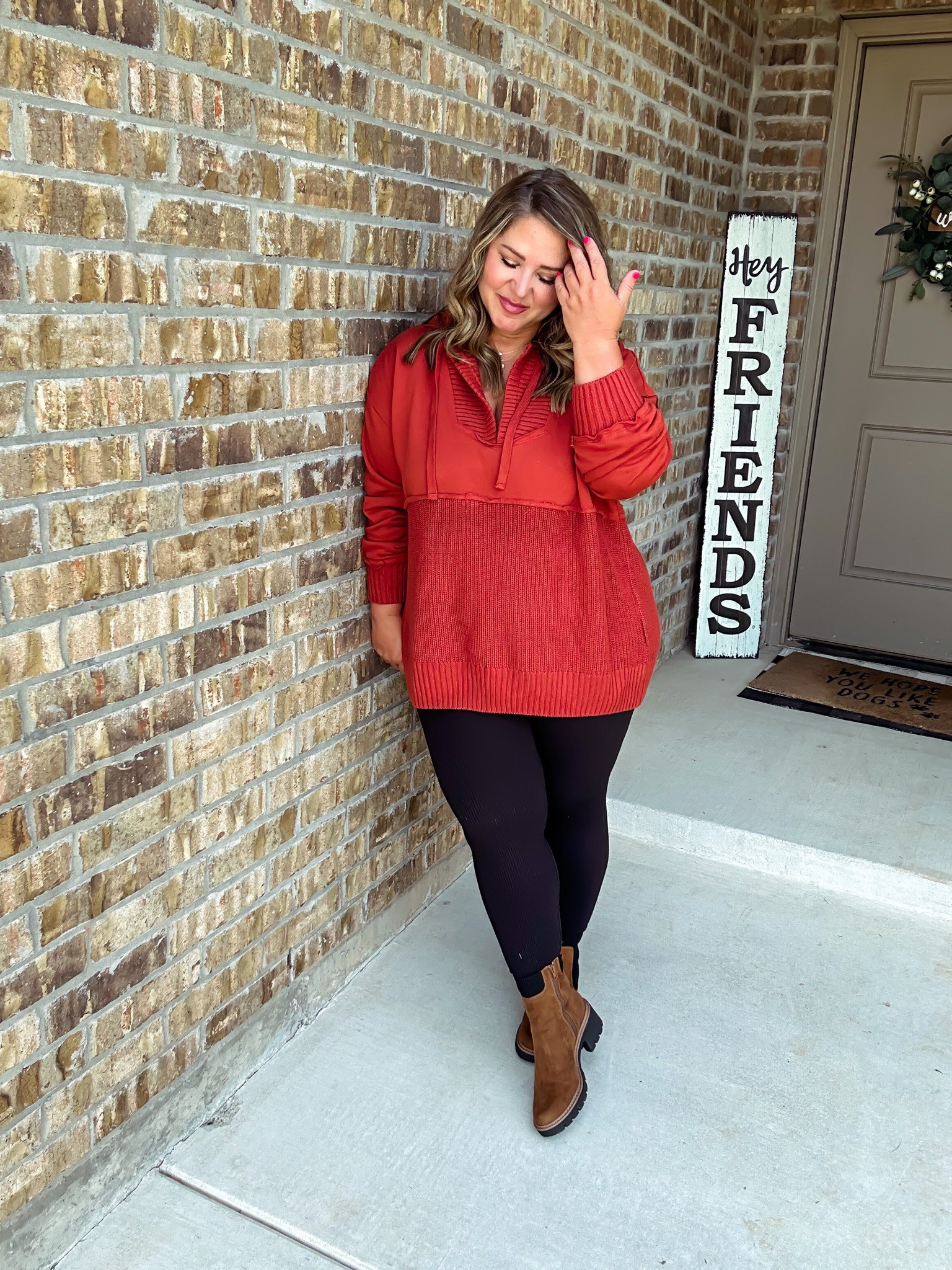 Hoodie size XL tts
Leggings size XL tts
Boots tts 

#walmartpartner #walmartfashion

#LTKmidsize #LTKover40 #LTKcurves