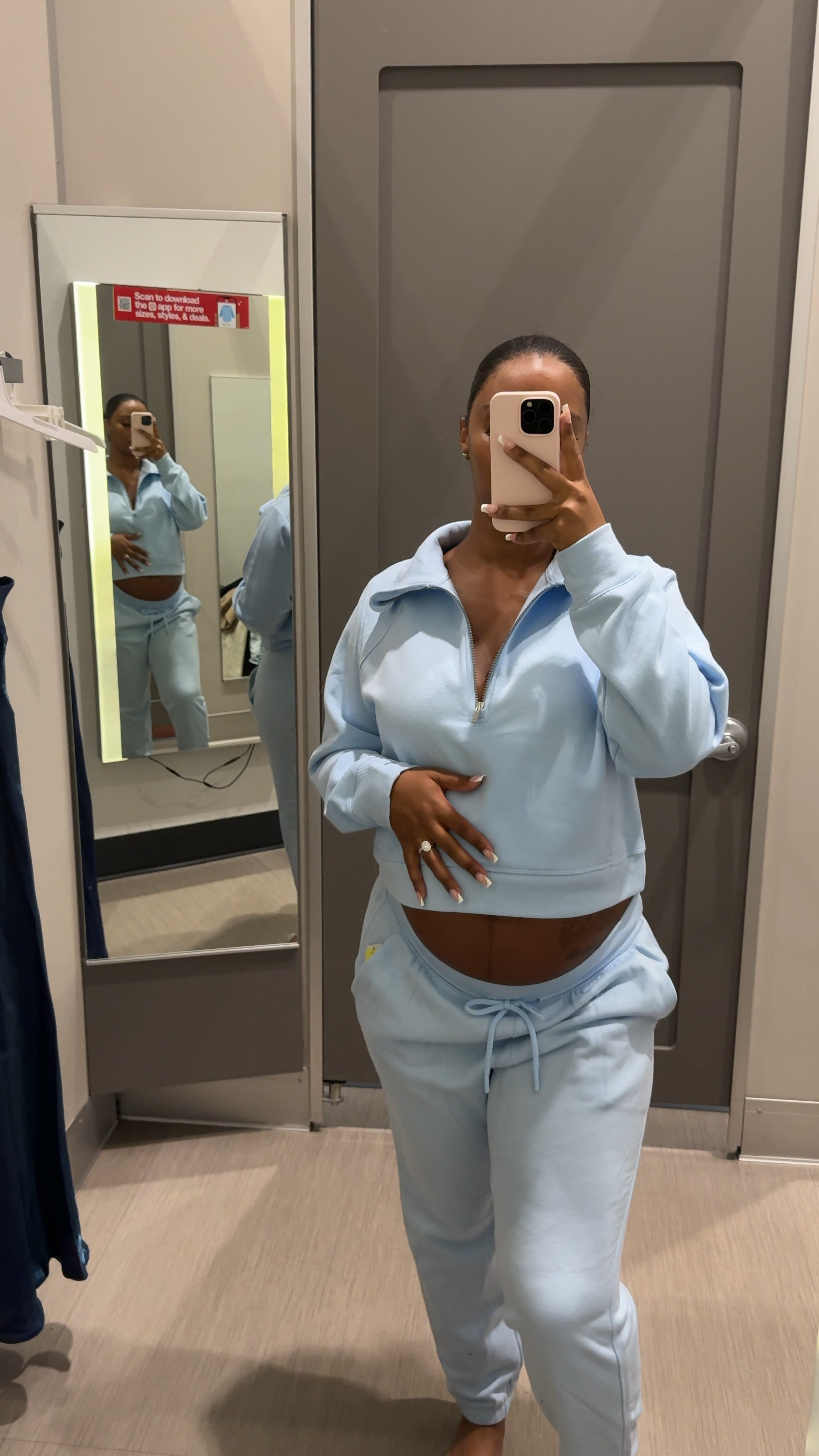 I love a good throw on set. The pants are maternity friendly I am wearing a large in the pants and a large in the jacket!

#LTKBump #LTKFindsUnder50 #LTKStyleTip