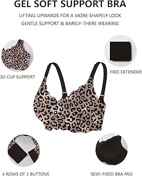 COCOMARTS Jelly Bras for Women No Underwire Scalloped Push Up Wireless Bralettes Seamless Soft Co... | Amazon (US)