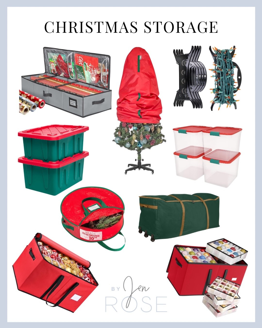 Favorite amazon Christmas storage! 

#LTKHoliday #LTKHome