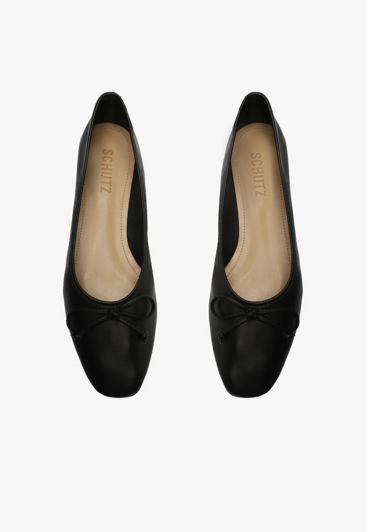 Arissa Black Leather Ballet Flat | Schutz (US)