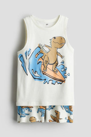 Swimming trunks - Brown/Striped - Kids | H&M GB | H&M (UK, MY, IN, SG, PH, TW, HK)