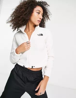 The North Face Shispare sherpa zip up fleece in cream Exclusive at ASOS | ASOS (Global)
