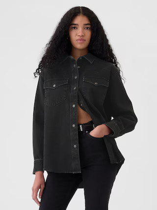 Denim Western Shirt Jacket | Gap (US)