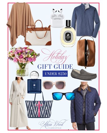 Best gifts under $250
Gifts for her 
gifts for him
Jo Malone fragrance 
Barrington monogrammed tote bag 
leather and canvas weekender tote
Peter Millar quarter zip sweater Peter Millar quilted jacket 
Maui Jim sunglasses

#LTKGiftGuide #LTKHoliday #LTKmens