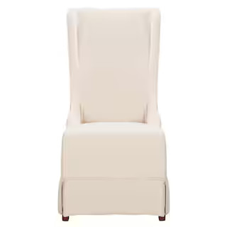 SAFAVIEH Bacall White/Cream Dining Chair MCR4501C - The Home Depot | The Home Depot