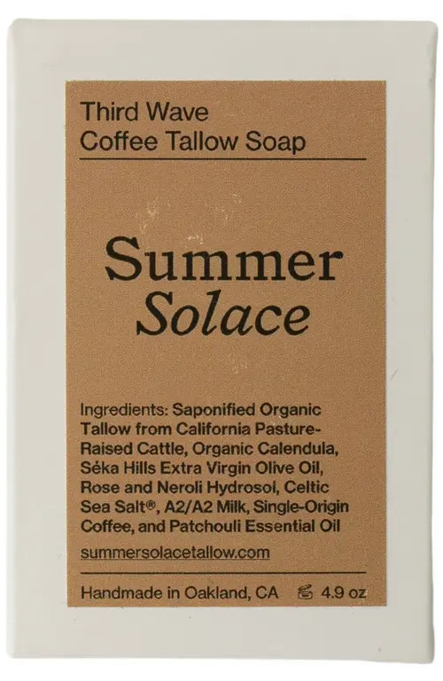 Summer Solace Tallow Third Wave Coffee Bar Soap in Off-White at Nordstrom | Nordstrom