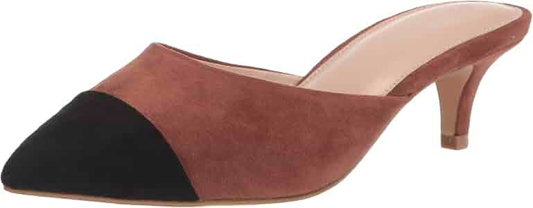 Amazon.com: The Drop Women's Paulina Pointed Toe Two-Tone Mule, Pink/Red, 8.5 : Clothing, Shoes &... | Amazon (US)