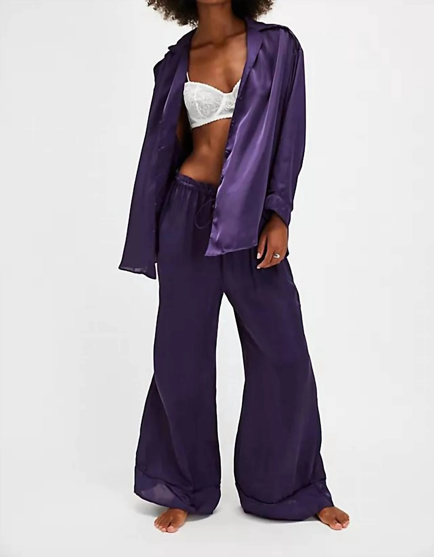 Dreamy Days Pajama Set In Gothic Grape | Shop Simon