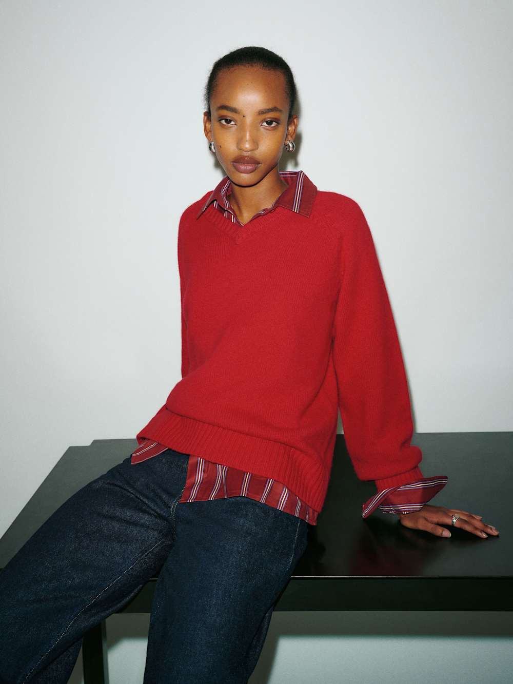 Beth Regenerative Wool V-neck | Reformation (Global)