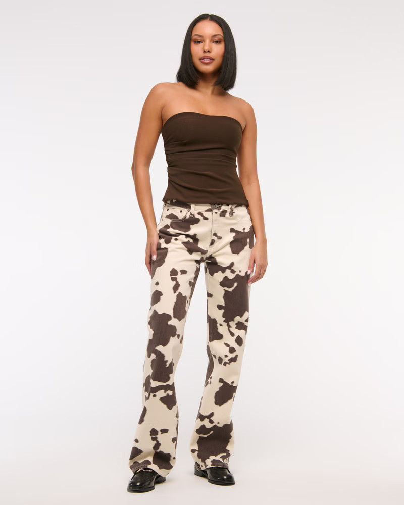 Curve Love Low Rise Baggy Jean | Abercrombie & Fitch (US)