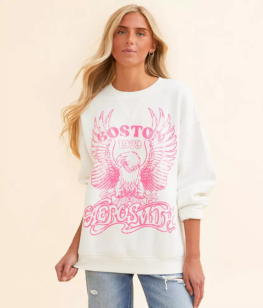 Aerosmith Boston Oversized Band Pullover | Buckle