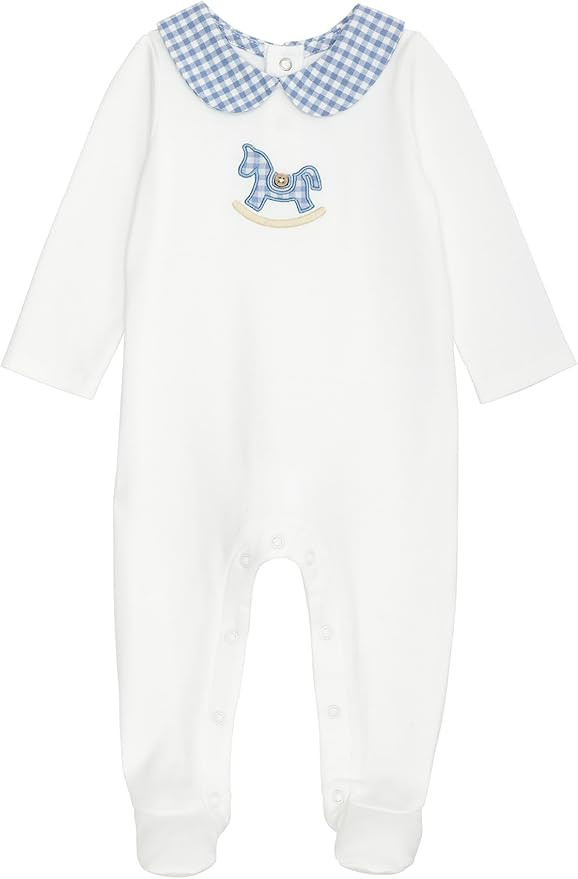 Mud Pie Baby Boy Blue Rocking Horse Sleeper | Amazon (US)