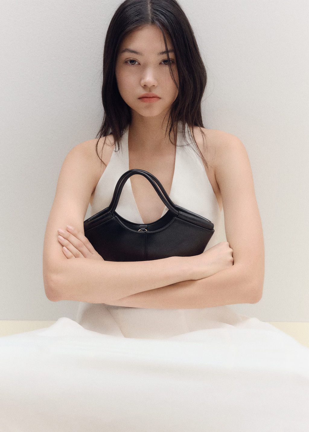 Mini shopper-style shoulder bag black - Woman - One size - MANGO | Mango (US/MX/AU)