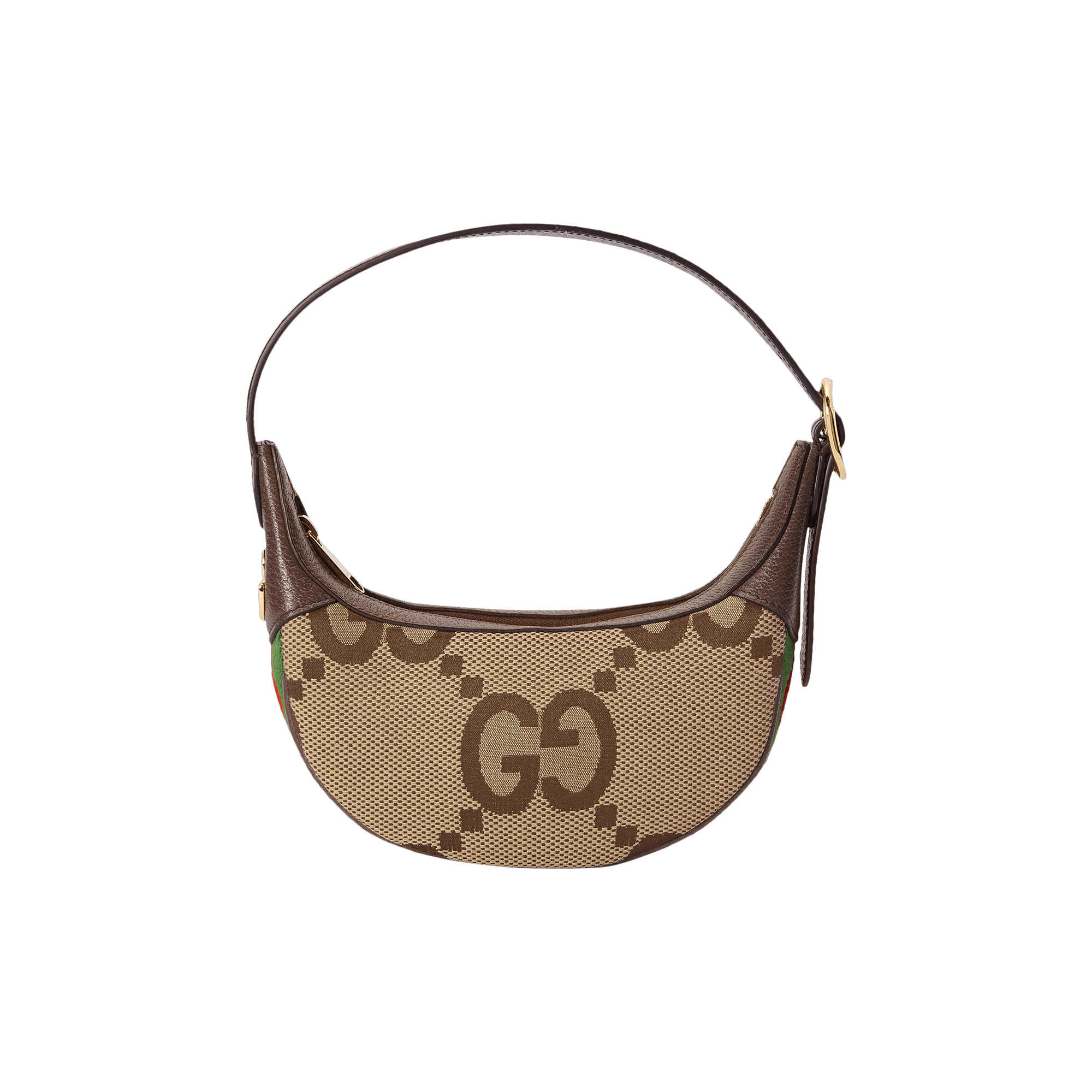 Gucci Ophidia Jumbo GG Mini Bag 'Camel/Ebony' | GOAT