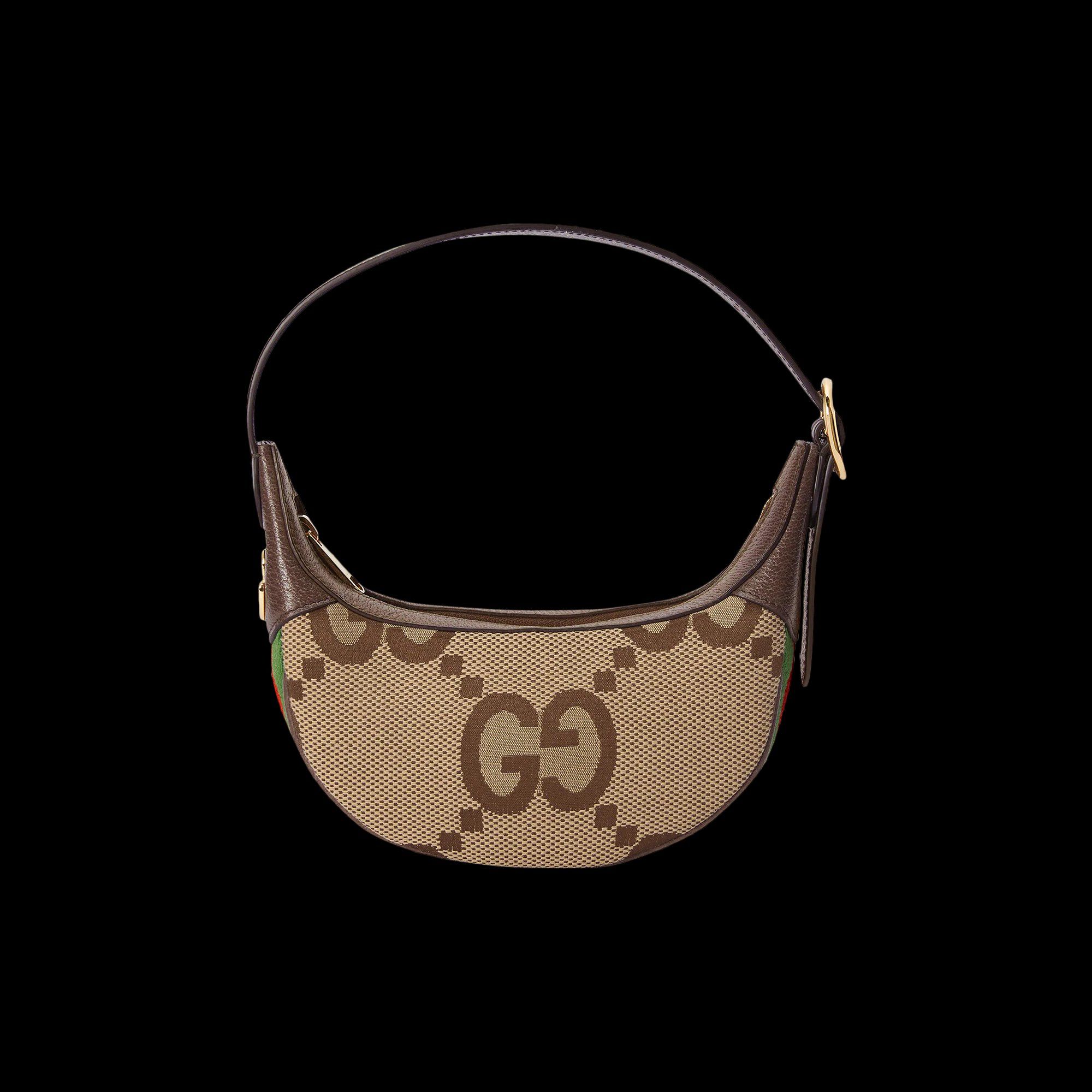 Gucci Ophidia Jumbo GG Mini Bag 'Camel/Ebony' | GOAT