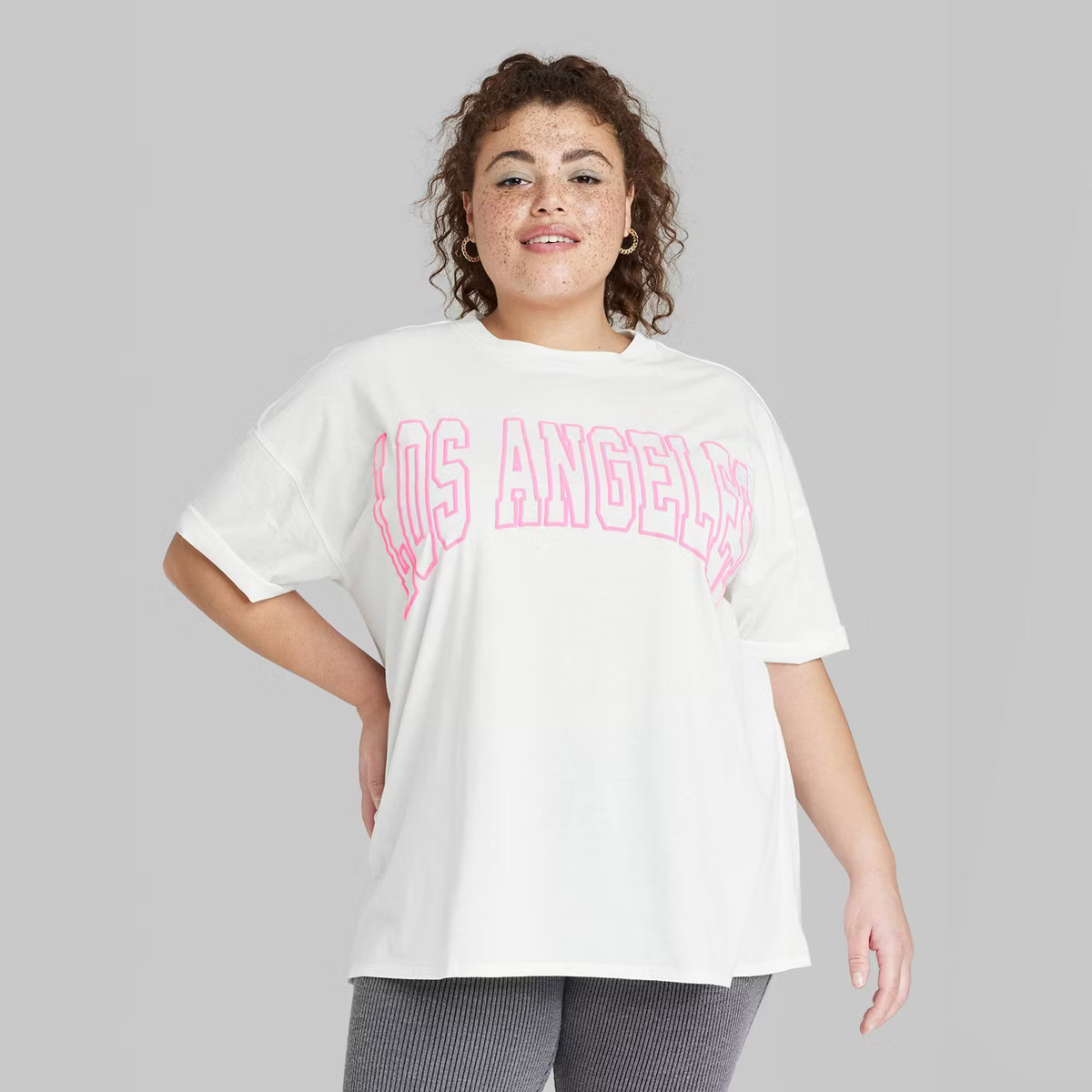 Women's Raglan Elbow Sleeve Oversized Graphic T-Shirt - Wild Fable™ | Target