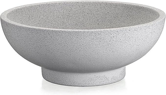 OwnMy Concrete Fruit Bowl for Kitchen Counter - 10.6 Inch Large Decorative Bowl for Modern Home D... | Amazon (US)