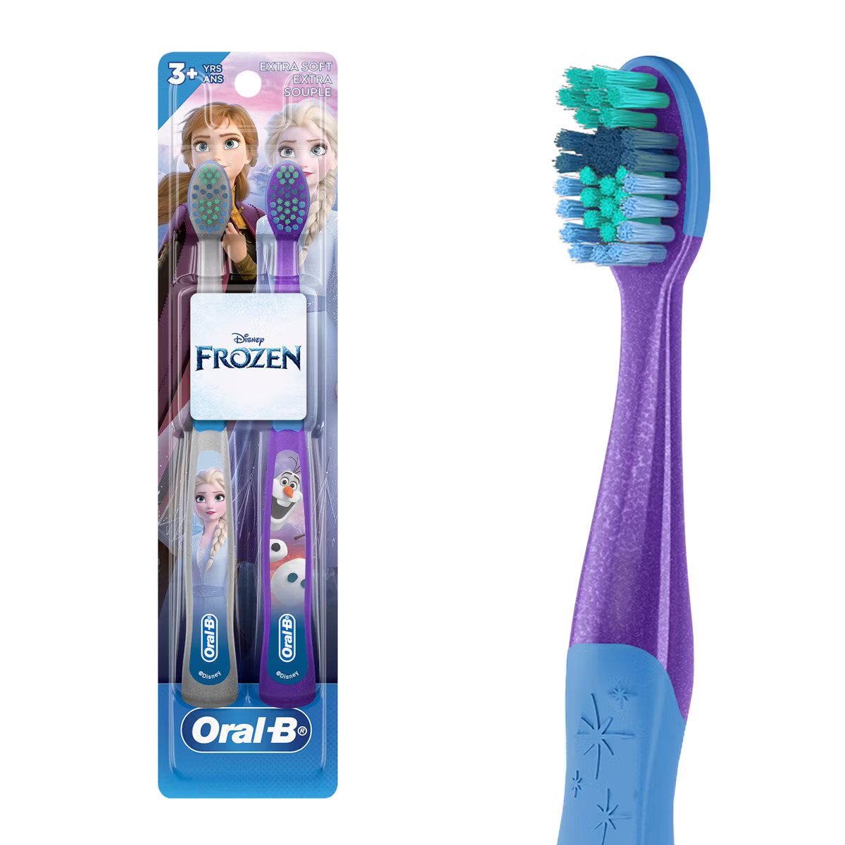 Oral-B Kids' Featuring Disney Frozen Toothbrush - Soft - 2 ct | Target