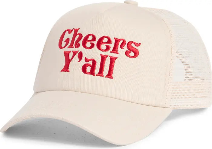 WORN/WEST Cheers Y'all Trucker Hat | Nordstromrack | Nordstrom Rack