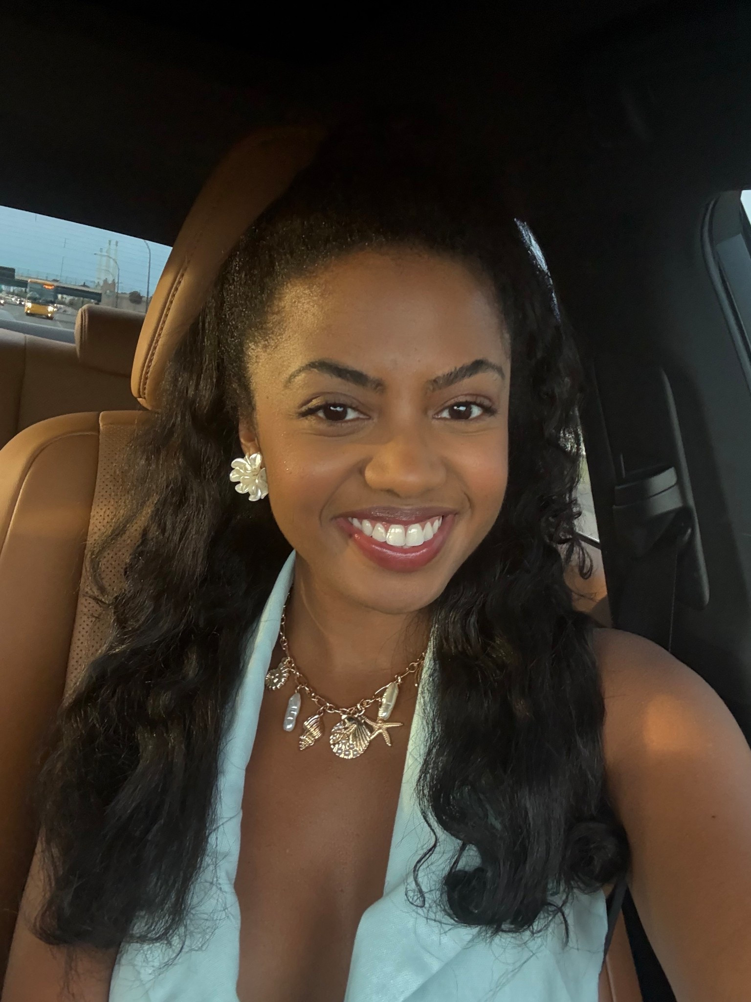 Obsessed with this jewelry combo with this blue dress for summer! Wore it to dinner several times 

#LTKStyleTip #LTKFindsUnder50