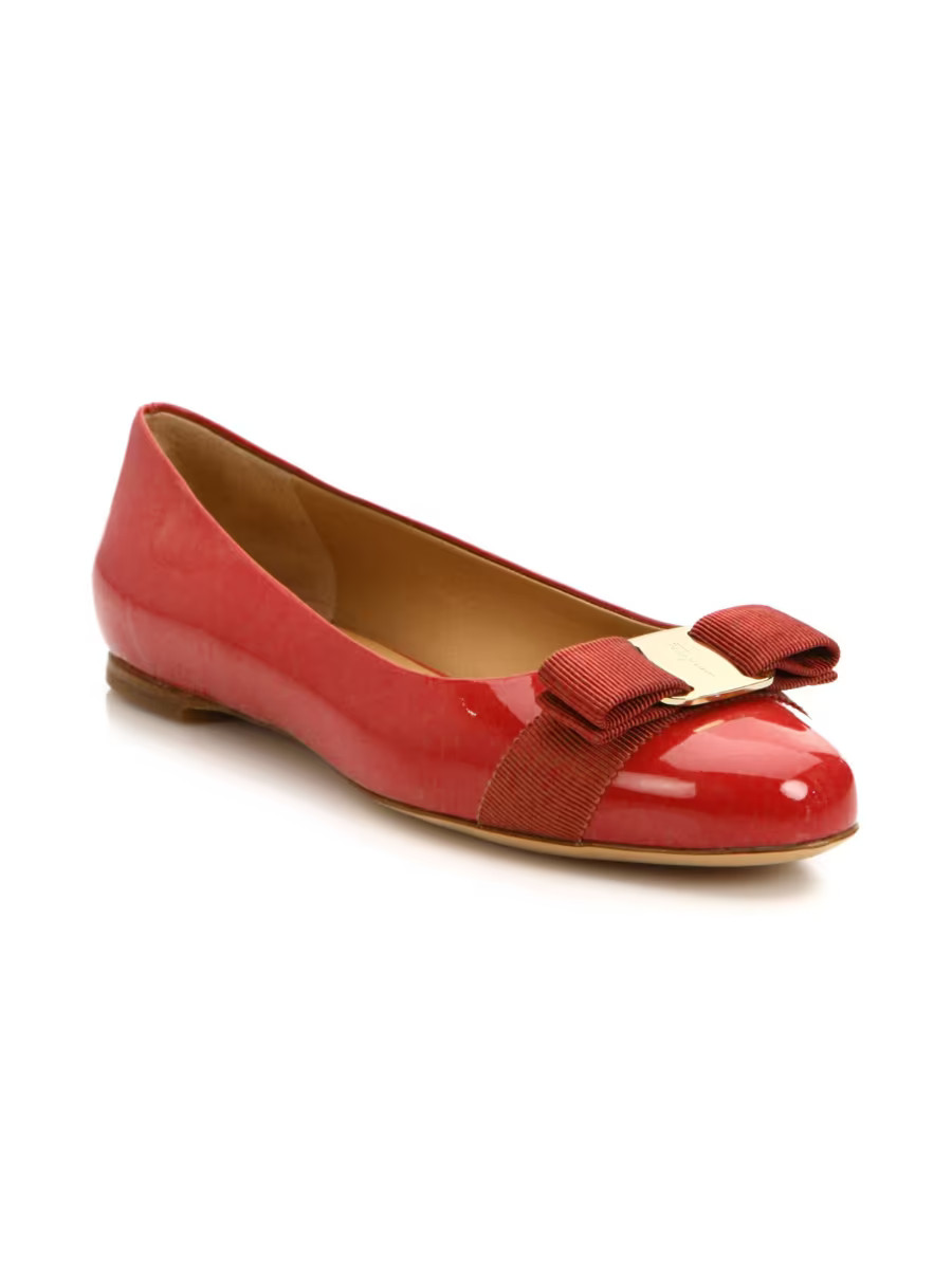 Varina Patent Leather Ballet Flats | Saks Fifth Avenue