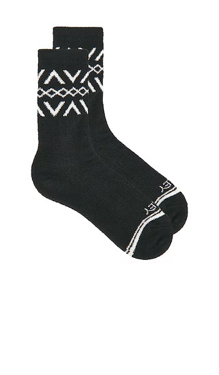 Chadwick Fairisle Sock in Black And Egret | Revolve Clothing (Global)
