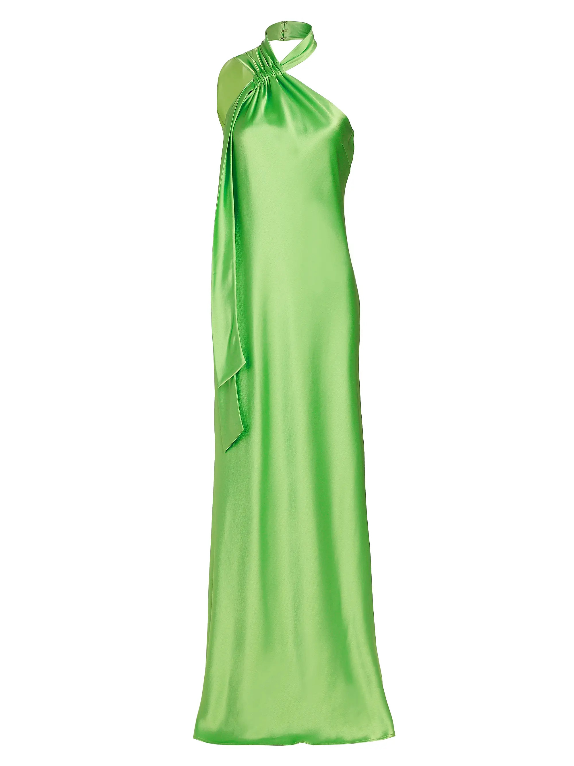 Only at SaksGalvanUshuaia Satin Tieneck Gown | Saks Fifth Avenue