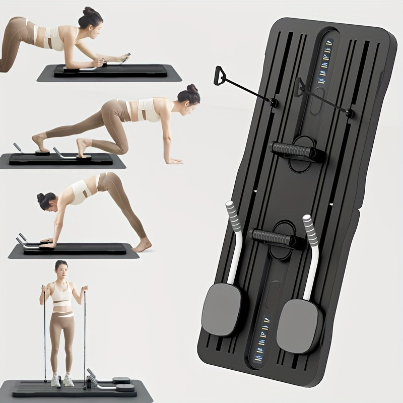 TEMU Foldable Portable Board And Reformer Kit | Fitness For Women Reformer With | (purple, Green, Black) | Temu Affiliate Program