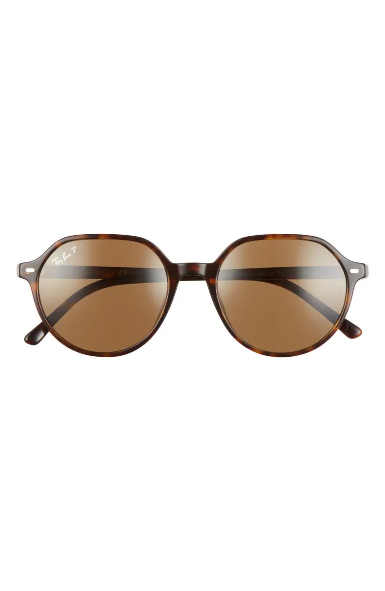 Thalia 53mm Polarized Square Sunglasses | Nordstrom